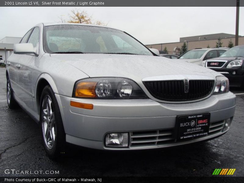 Silver Frost Metallic / Light Graphite 2001 Lincoln LS V6