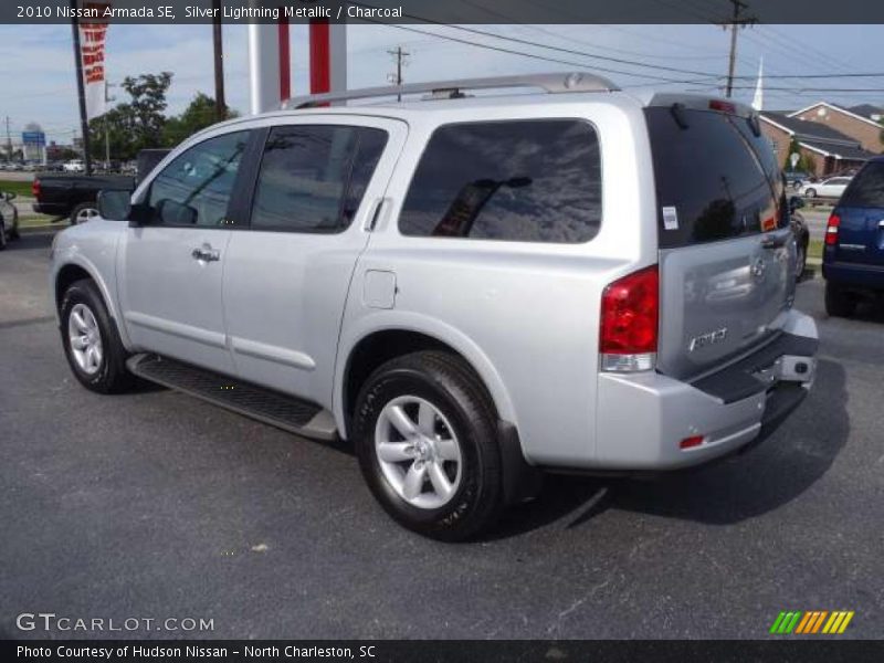 Silver Lightning Metallic / Charcoal 2010 Nissan Armada SE
