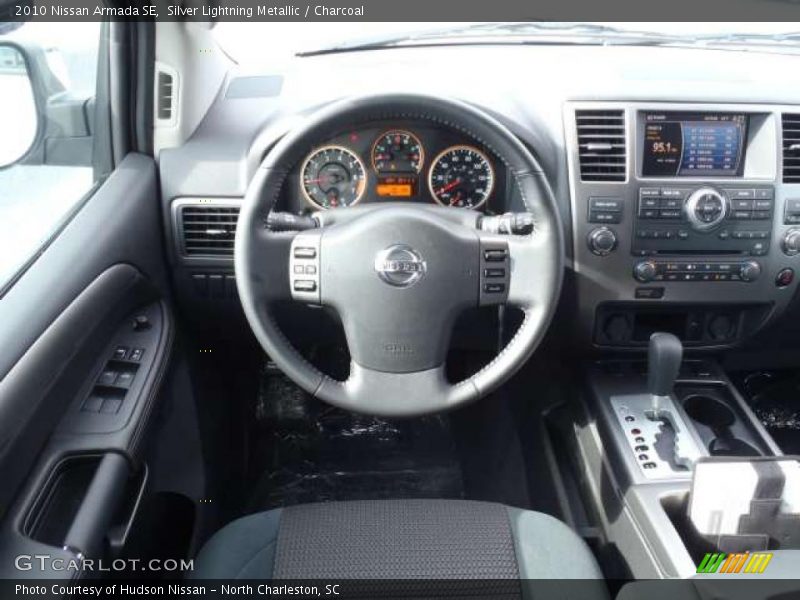 Silver Lightning Metallic / Charcoal 2010 Nissan Armada SE