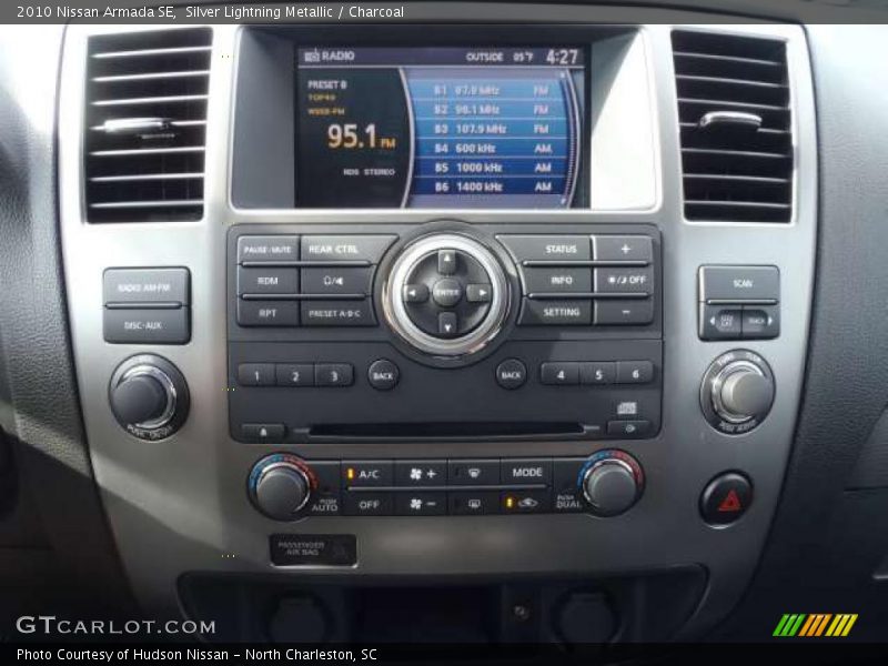 Silver Lightning Metallic / Charcoal 2010 Nissan Armada SE