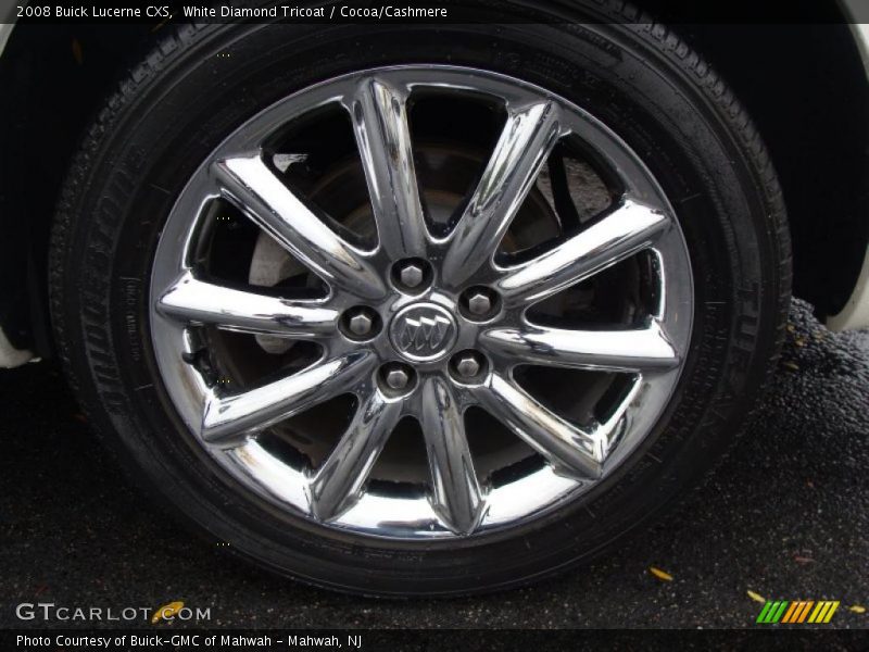 White Diamond Tricoat / Cocoa/Cashmere 2008 Buick Lucerne CXS