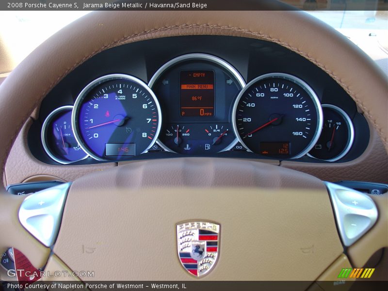 Jarama Beige Metallic / Havanna/Sand Beige 2008 Porsche Cayenne S