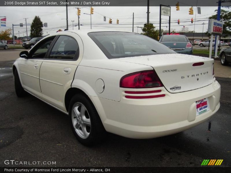 Stone White / Dark Slate Grey 2006 Dodge Stratus SXT Sedan