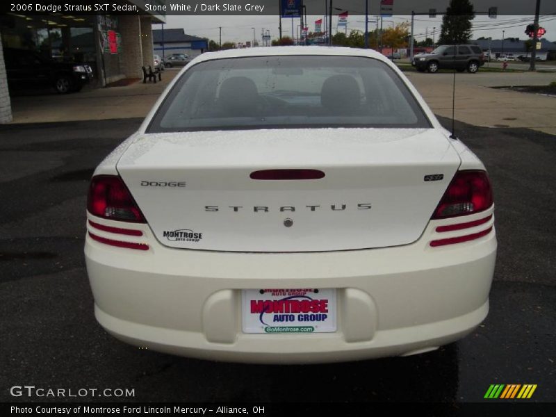Stone White / Dark Slate Grey 2006 Dodge Stratus SXT Sedan