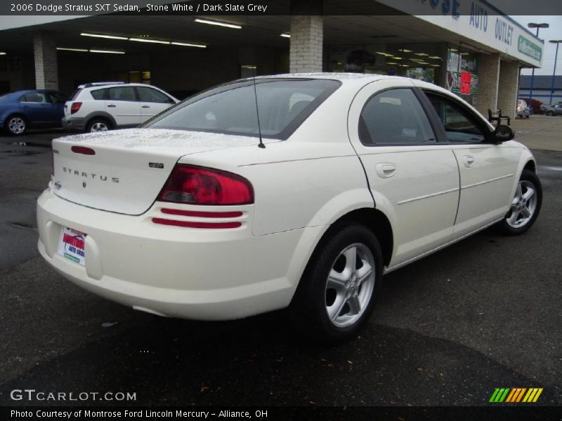 Stone White / Dark Slate Grey 2006 Dodge Stratus SXT Sedan