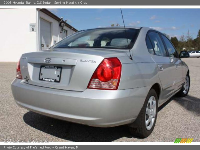Sterling Metallic / Gray 2005 Hyundai Elantra GLS Sedan