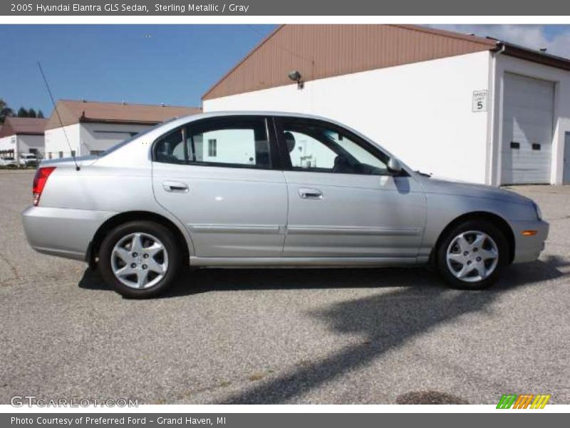 Sterling Metallic / Gray 2005 Hyundai Elantra GLS Sedan
