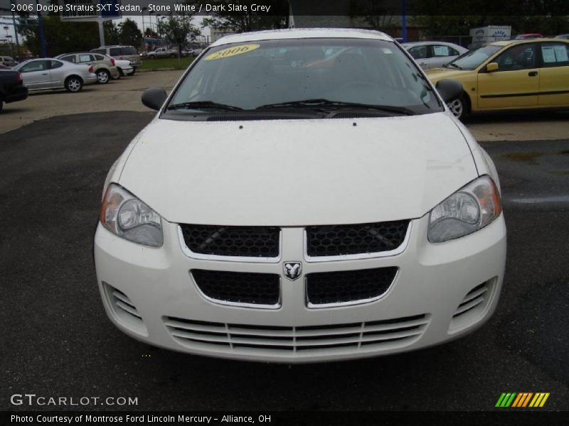 Stone White / Dark Slate Grey 2006 Dodge Stratus SXT Sedan