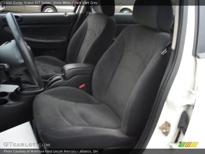 Stone White / Dark Slate Grey 2006 Dodge Stratus SXT Sedan