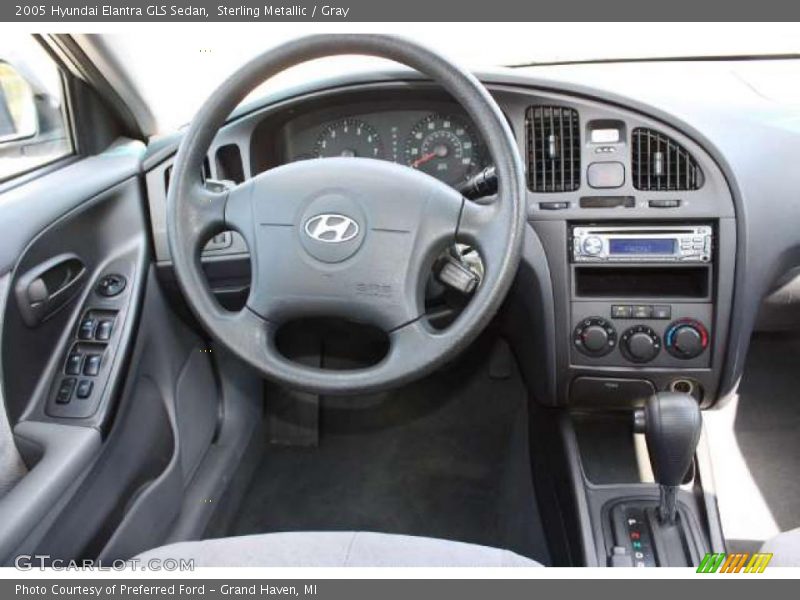 Sterling Metallic / Gray 2005 Hyundai Elantra GLS Sedan