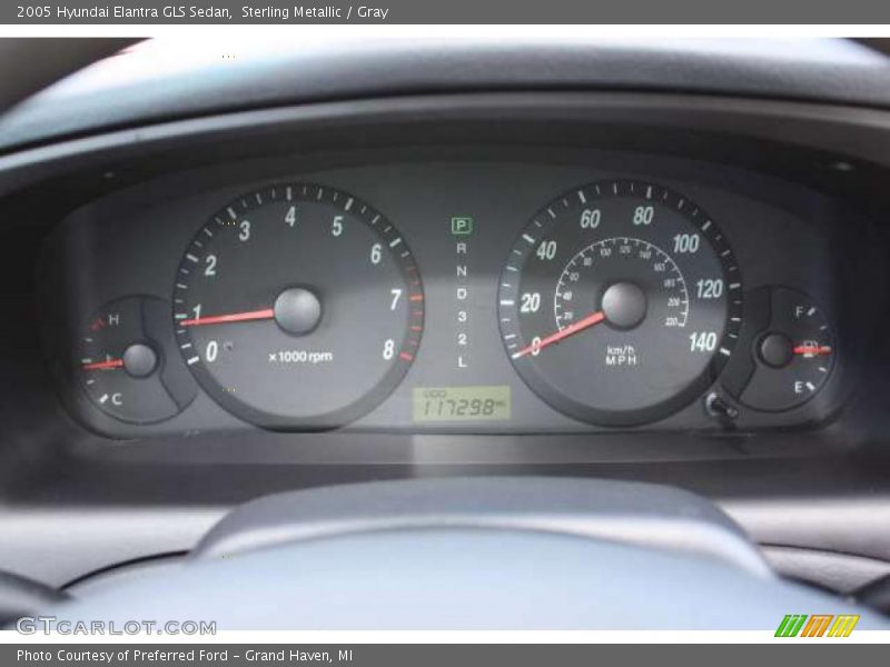 Sterling Metallic / Gray 2005 Hyundai Elantra GLS Sedan