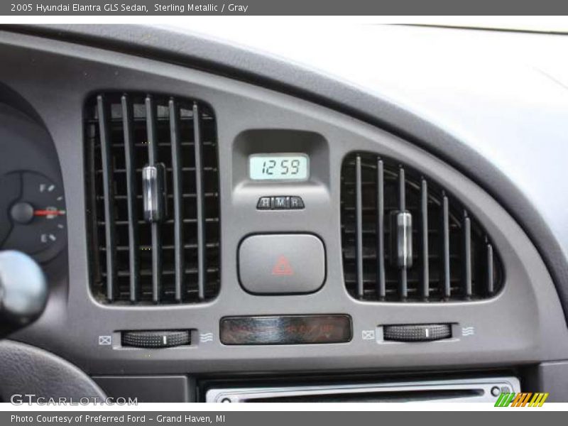 Sterling Metallic / Gray 2005 Hyundai Elantra GLS Sedan