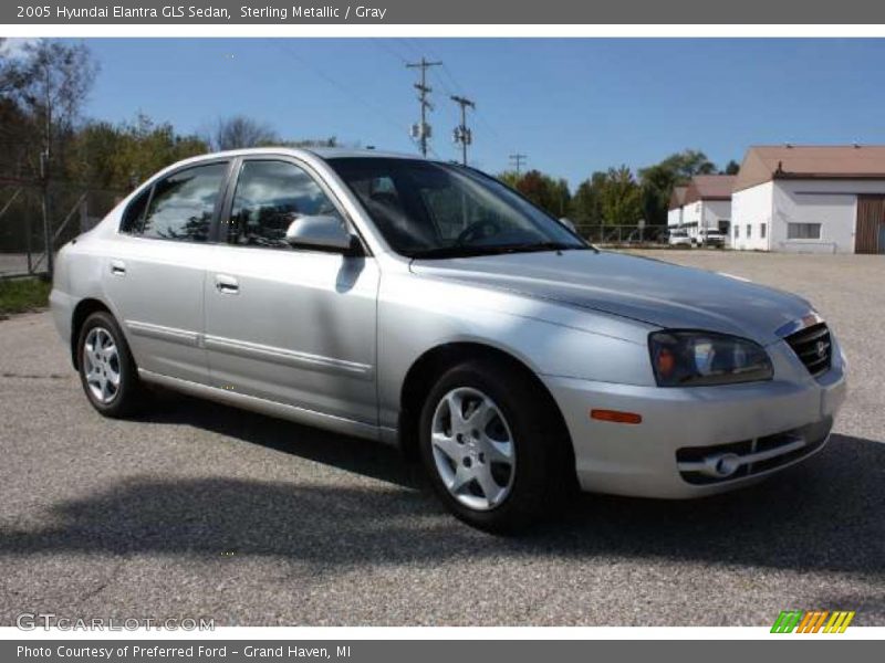Sterling Metallic / Gray 2005 Hyundai Elantra GLS Sedan
