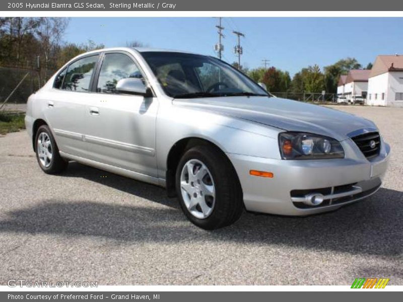 Sterling Metallic / Gray 2005 Hyundai Elantra GLS Sedan