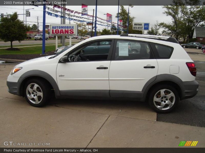 Frost White / Graphite 2003 Pontiac Vibe