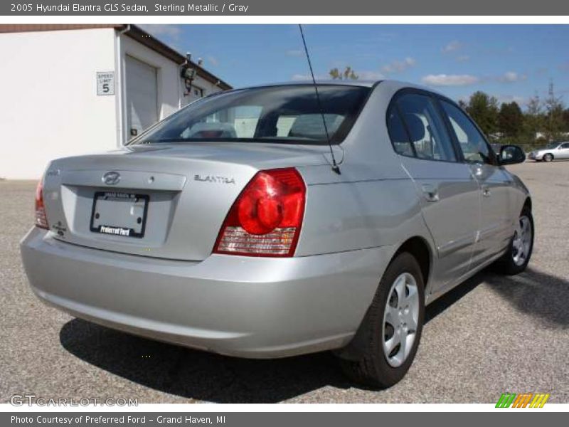 Sterling Metallic / Gray 2005 Hyundai Elantra GLS Sedan