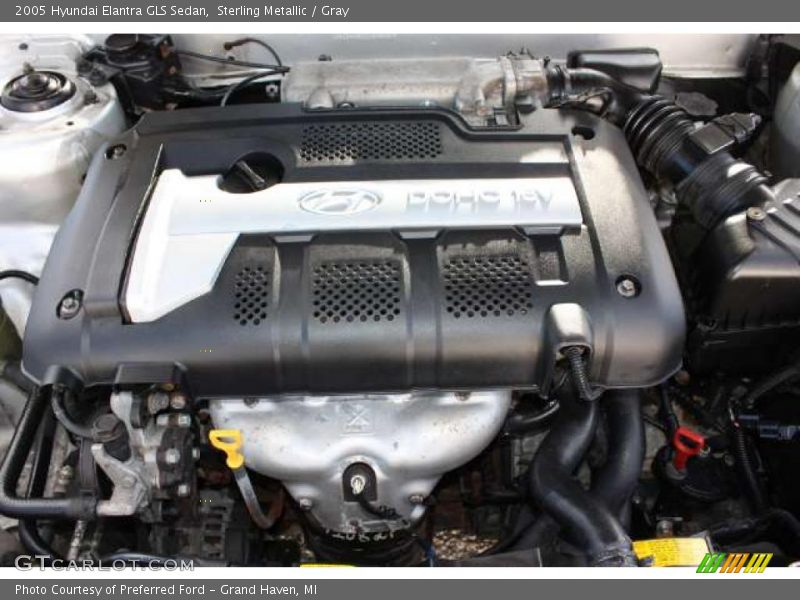 Sterling Metallic / Gray 2005 Hyundai Elantra GLS Sedan