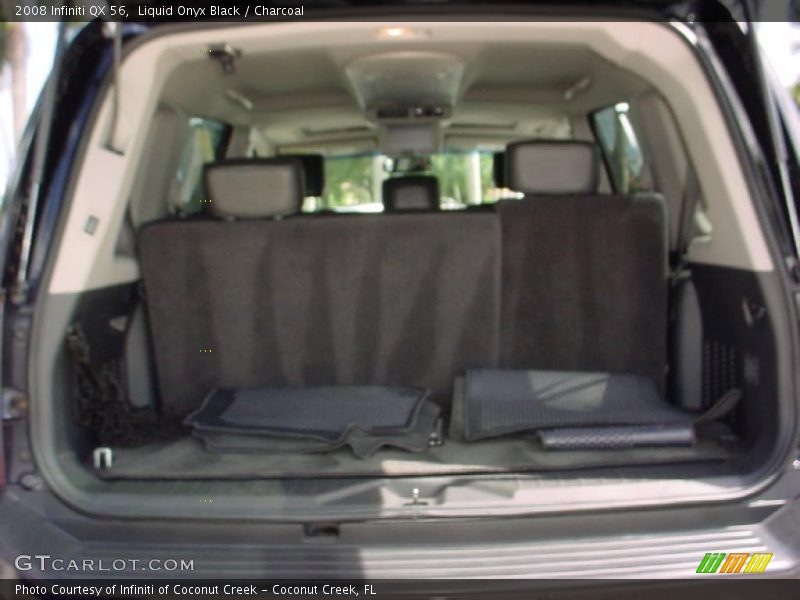 Liquid Onyx Black / Charcoal 2008 Infiniti QX 56
