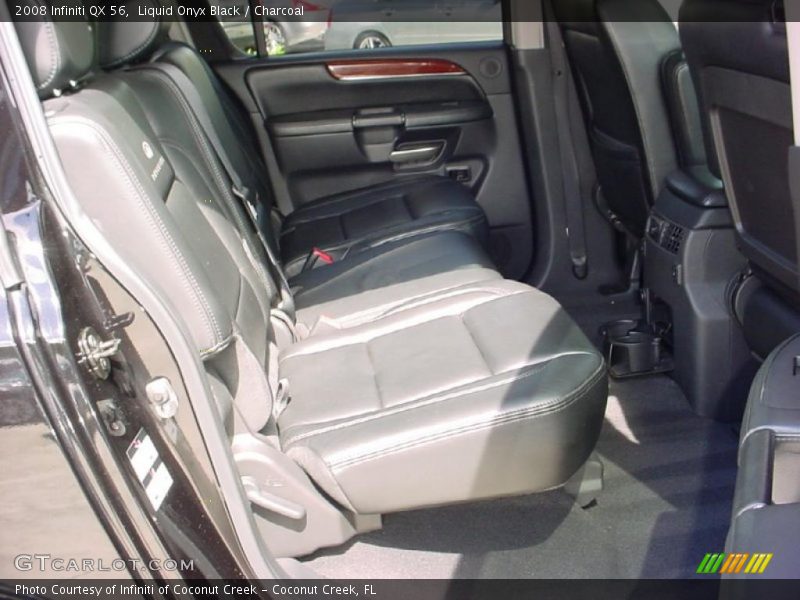 Liquid Onyx Black / Charcoal 2008 Infiniti QX 56