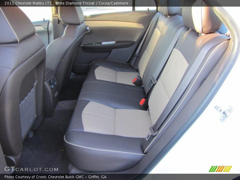 White Diamond Tricoat / Cocoa/Cashmere 2011 Chevrolet Malibu LTZ