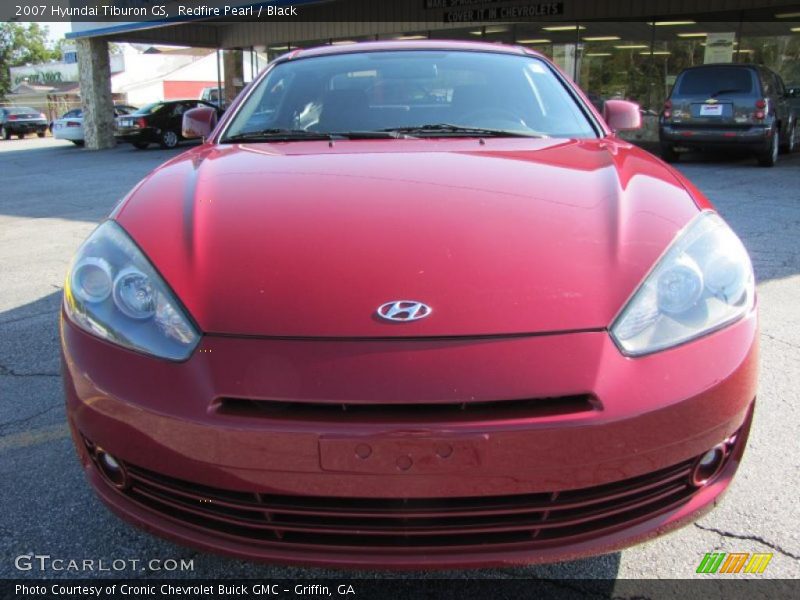 Redfire Pearl / Black 2007 Hyundai Tiburon GS