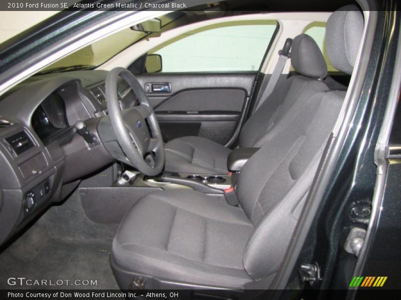 Atlantis Green Metallic / Charcoal Black 2010 Ford Fusion SE