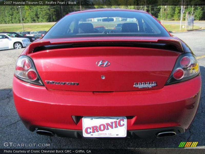 Redfire Pearl / Black 2007 Hyundai Tiburon GS