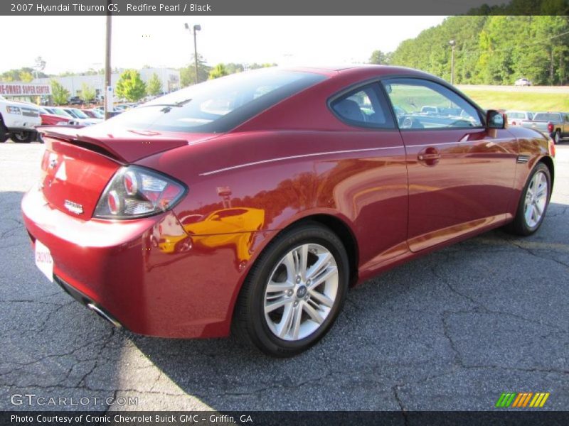 Redfire Pearl / Black 2007 Hyundai Tiburon GS