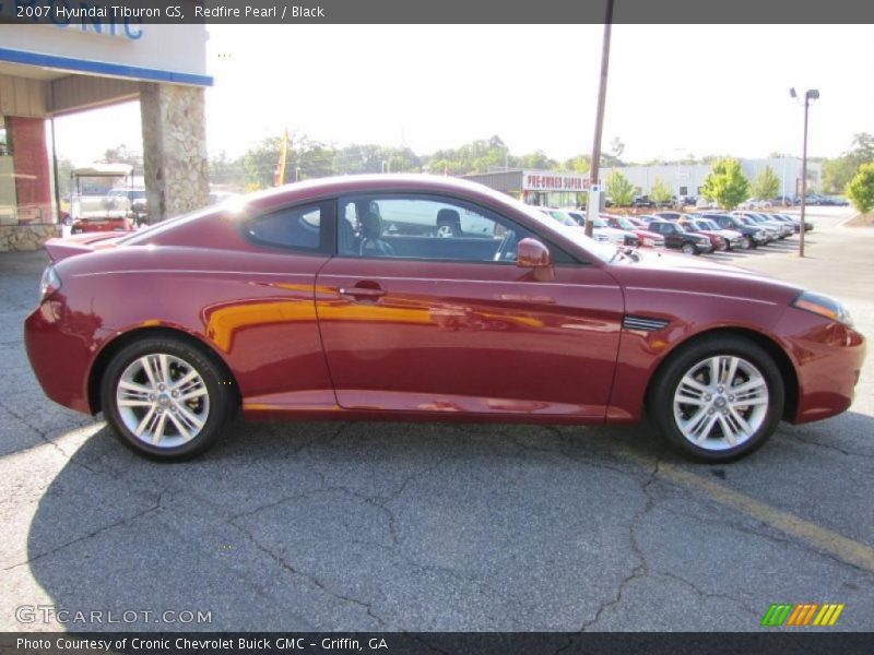 Redfire Pearl / Black 2007 Hyundai Tiburon GS