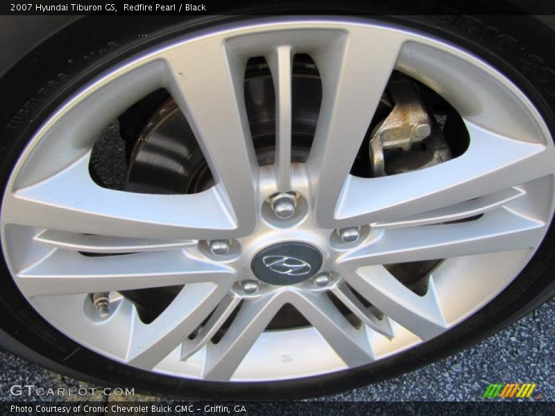 Redfire Pearl / Black 2007 Hyundai Tiburon GS