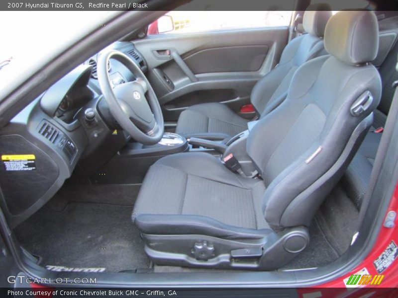 Redfire Pearl / Black 2007 Hyundai Tiburon GS