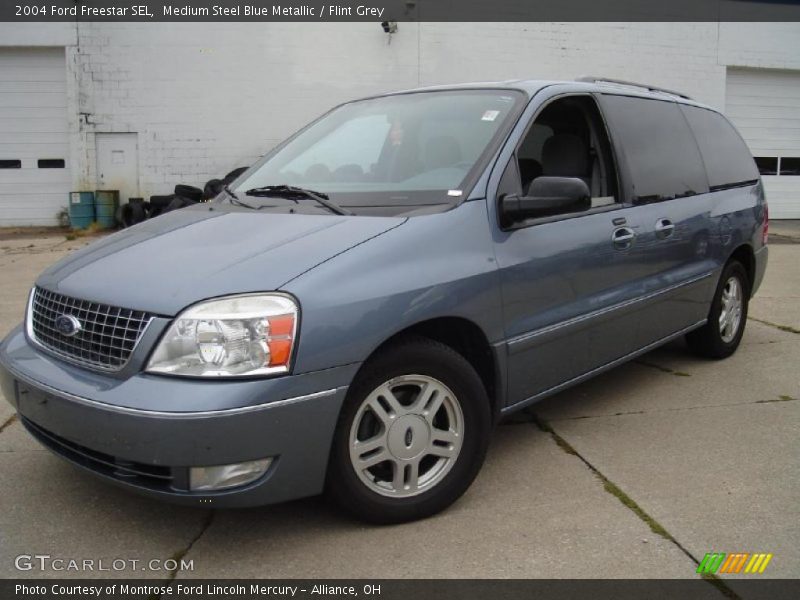 Medium Steel Blue Metallic / Flint Grey 2004 Ford Freestar SEL