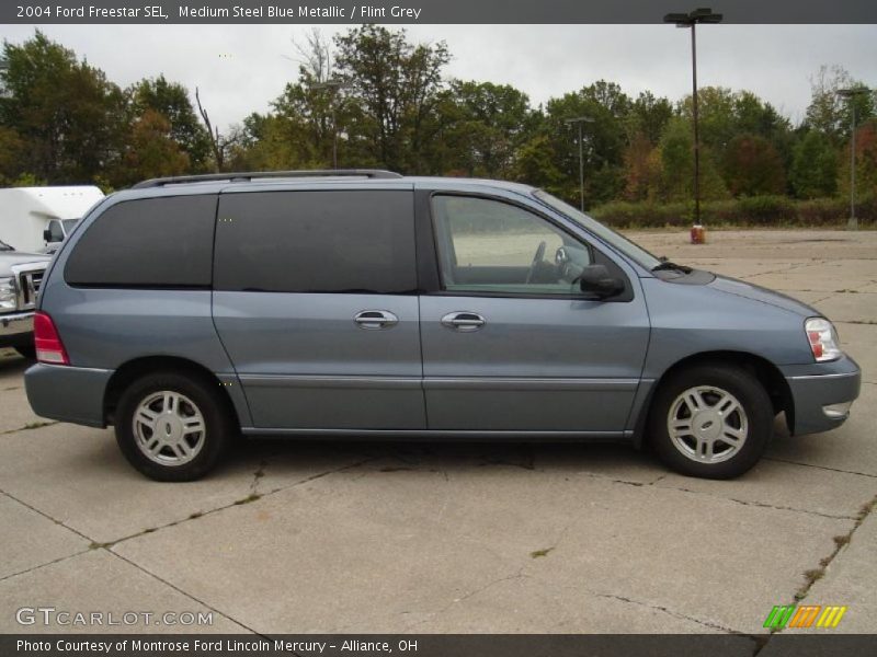 Medium Steel Blue Metallic / Flint Grey 2004 Ford Freestar SEL