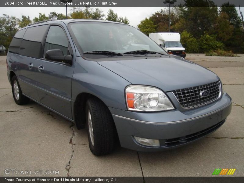 Medium Steel Blue Metallic / Flint Grey 2004 Ford Freestar SEL