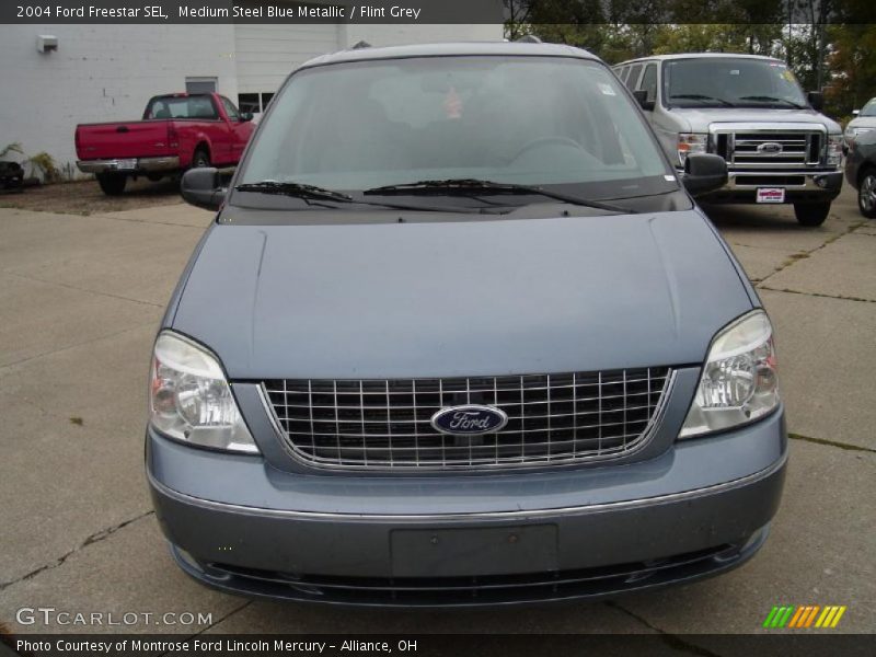 Medium Steel Blue Metallic / Flint Grey 2004 Ford Freestar SEL