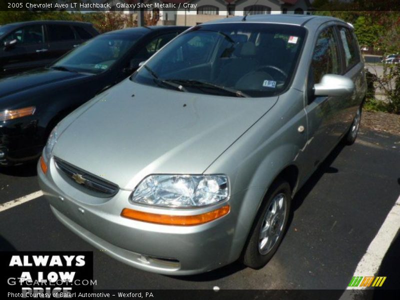 Galaxy Silver Metallic / Gray 2005 Chevrolet Aveo LT Hatchback