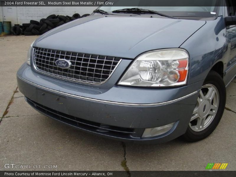 Medium Steel Blue Metallic / Flint Grey 2004 Ford Freestar SEL