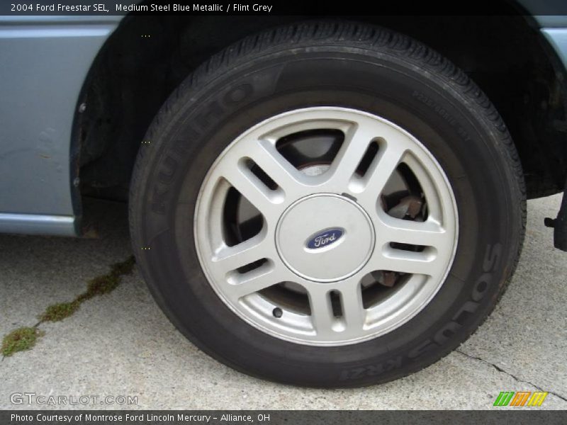 Medium Steel Blue Metallic / Flint Grey 2004 Ford Freestar SEL