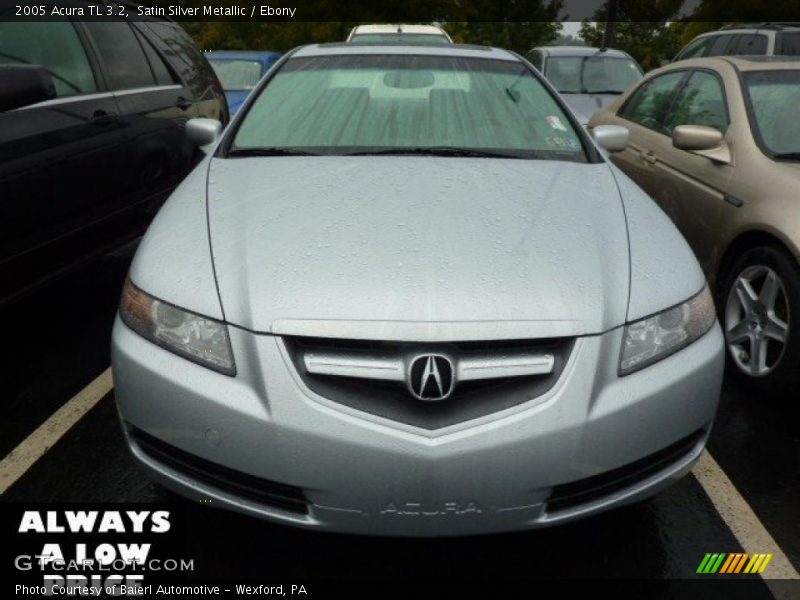 Satin Silver Metallic / Ebony 2005 Acura TL 3.2