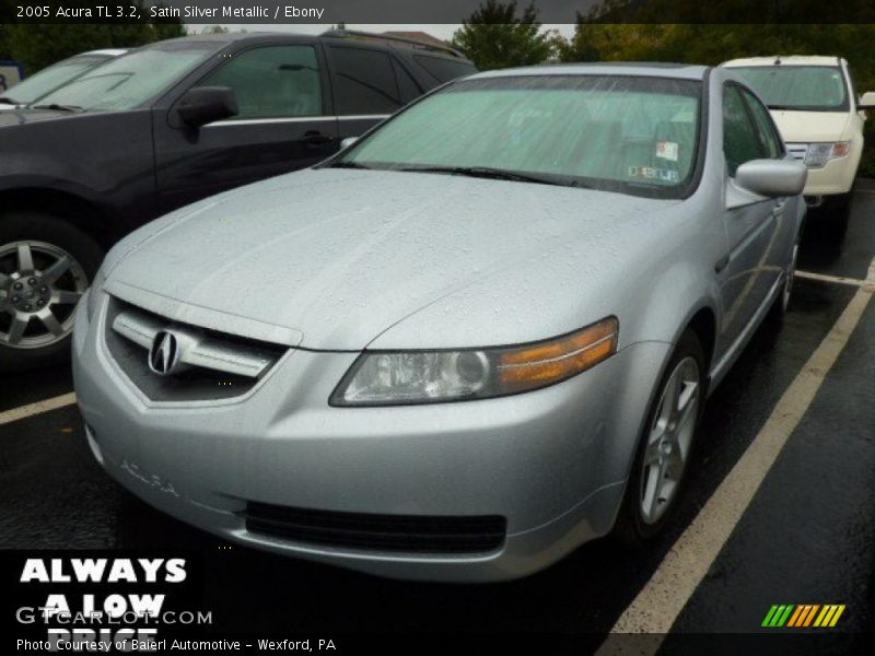 Satin Silver Metallic / Ebony 2005 Acura TL 3.2