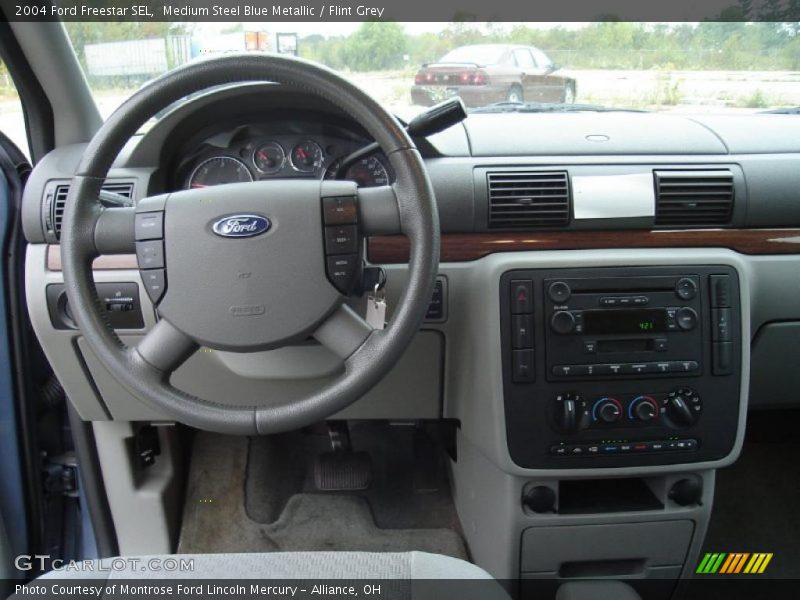 Medium Steel Blue Metallic / Flint Grey 2004 Ford Freestar SEL