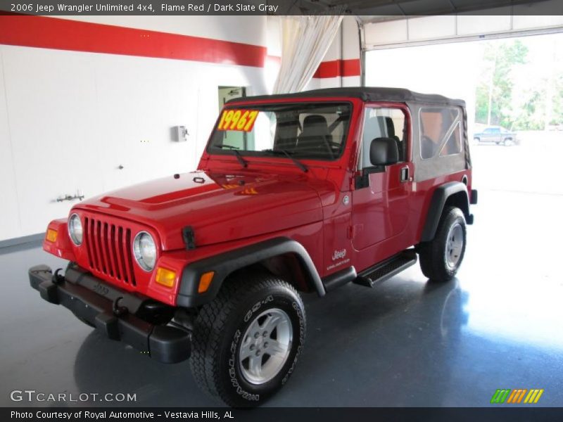 Flame Red / Dark Slate Gray 2006 Jeep Wrangler Unlimited 4x4