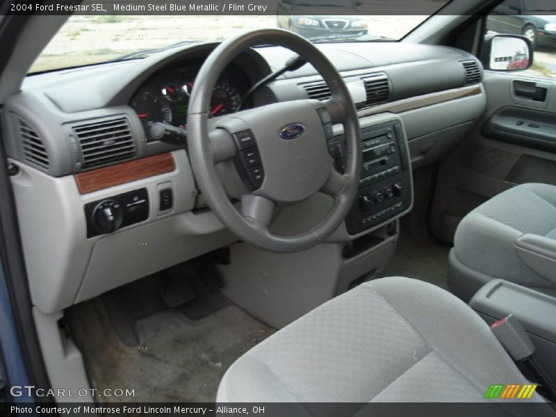Medium Steel Blue Metallic / Flint Grey 2004 Ford Freestar SEL