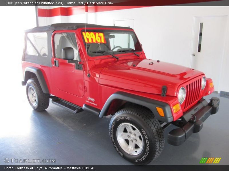 Flame Red / Dark Slate Gray 2006 Jeep Wrangler Unlimited 4x4