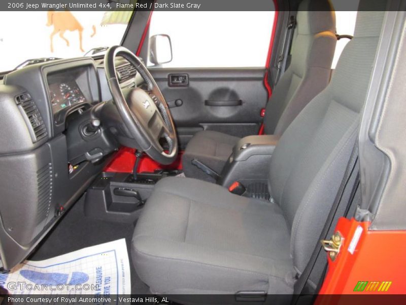 Flame Red / Dark Slate Gray 2006 Jeep Wrangler Unlimited 4x4