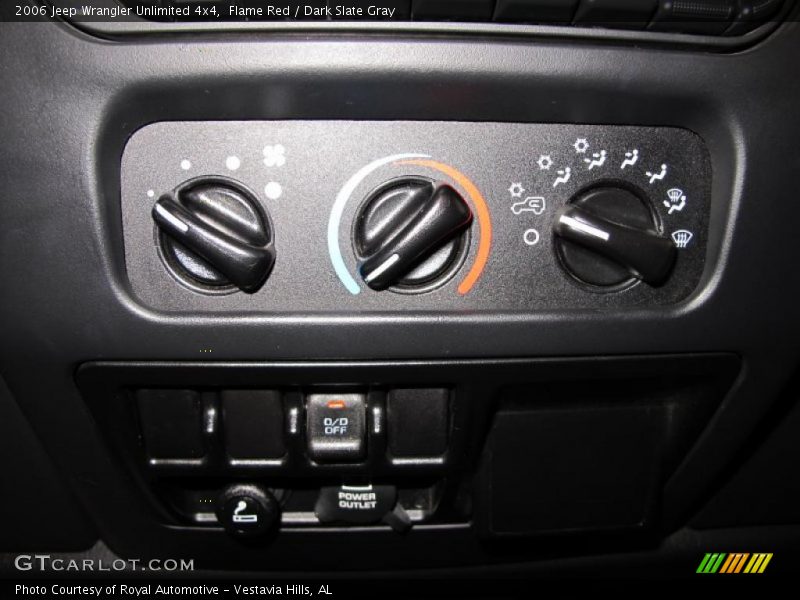 Flame Red / Dark Slate Gray 2006 Jeep Wrangler Unlimited 4x4