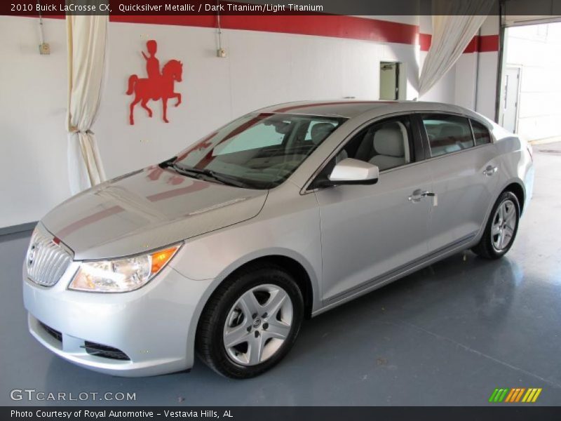 Quicksilver Metallic / Dark Titanium/Light Titanium 2010 Buick LaCrosse CX