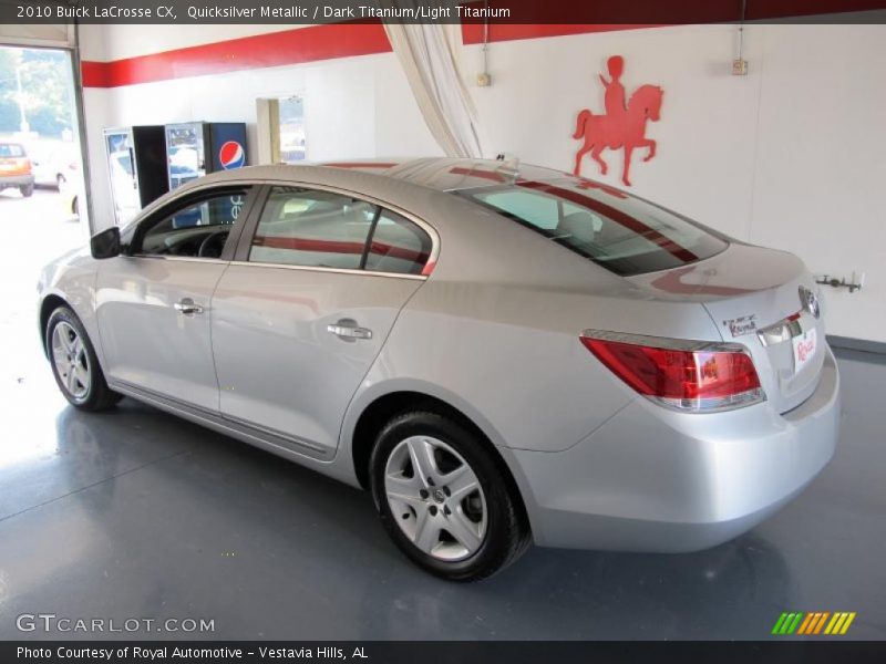 Quicksilver Metallic / Dark Titanium/Light Titanium 2010 Buick LaCrosse CX