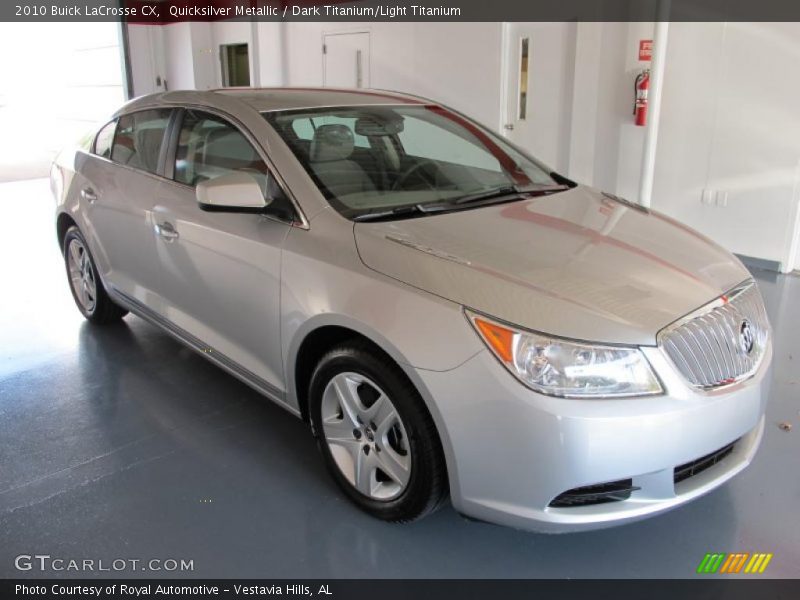 Quicksilver Metallic / Dark Titanium/Light Titanium 2010 Buick LaCrosse CX