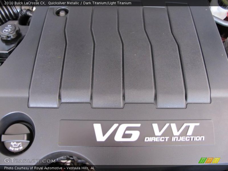 Quicksilver Metallic / Dark Titanium/Light Titanium 2010 Buick LaCrosse CX